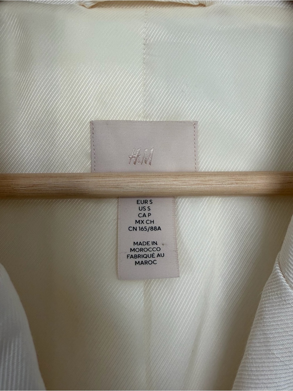 H&M Cream Single-Button Blazer - Picture 2 of 4